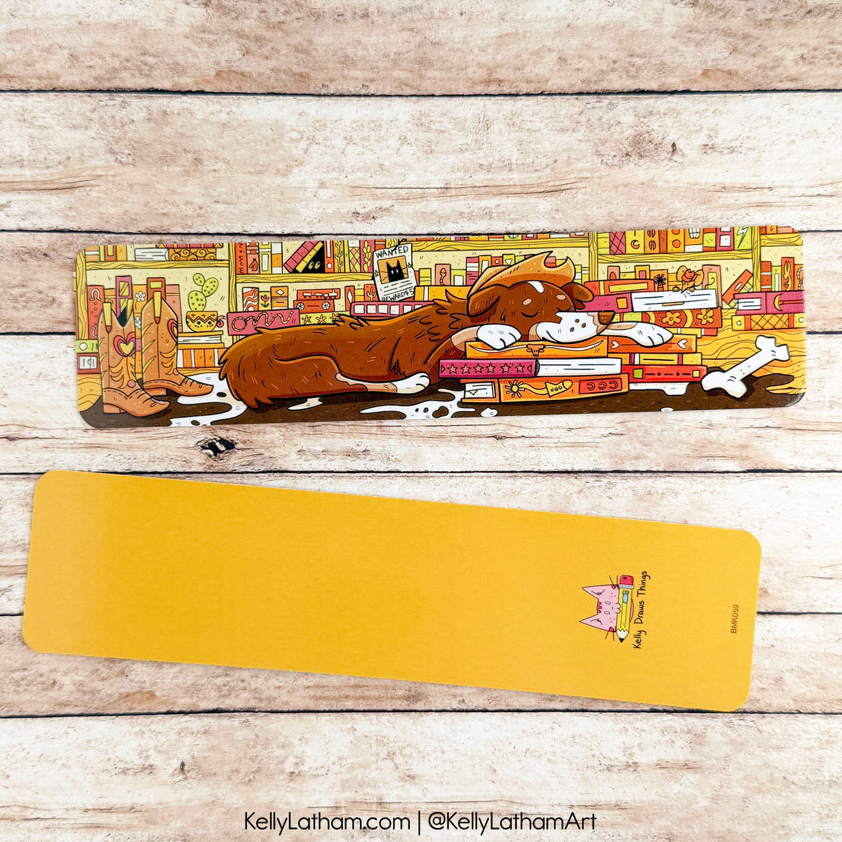 Australian Shepherd Western Bookmark | Cowboy Dog Book Lover Gift