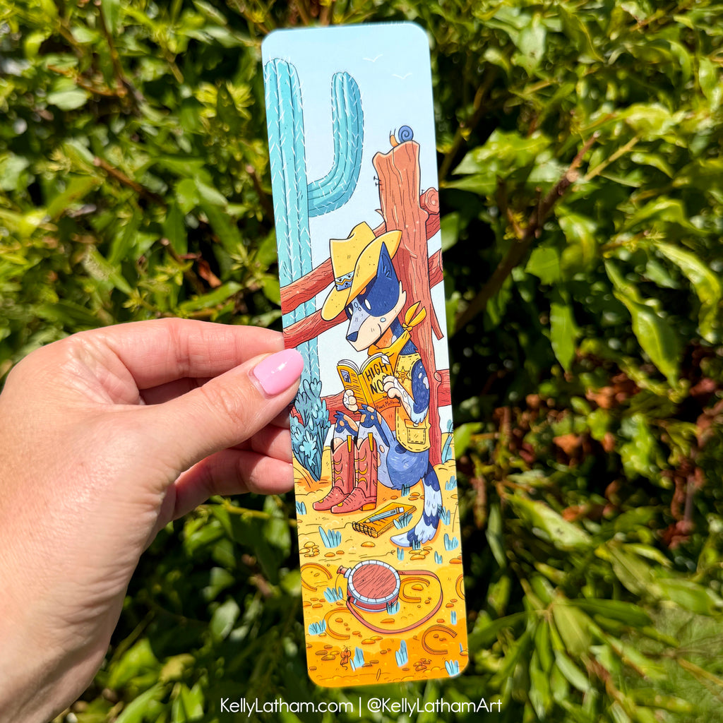 Blue Heeler Reading Bookmark | Western Dog Book Lover Gift