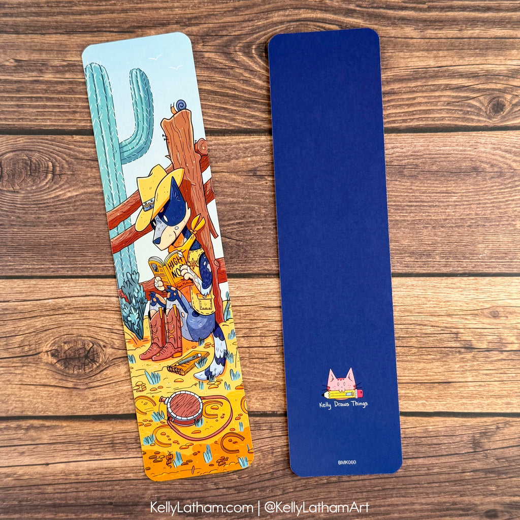 Blue Heeler Reading Bookmark | Western Dog Book Lover Gift