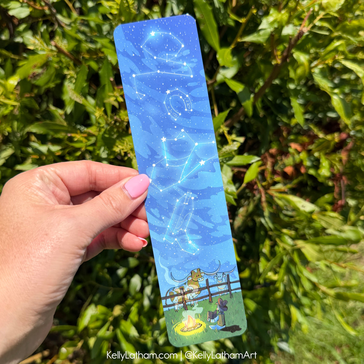 Cowboy Constellations Bookmark | Western Night Sky Book Lover Gift