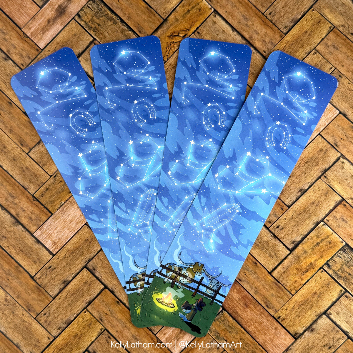 Cowboy Constellations Bookmark | Western Night Sky Book Lover Gift