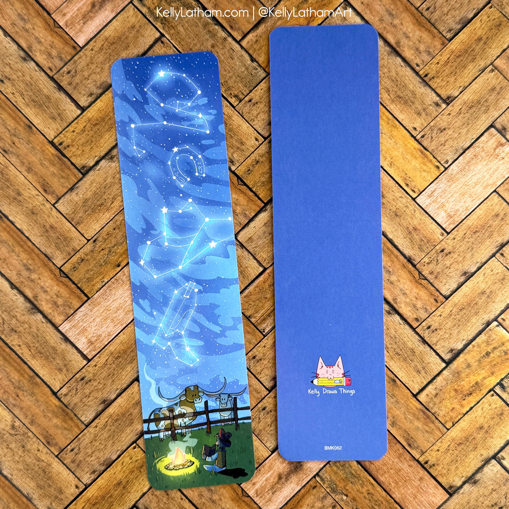 Cowboy Constellations Bookmark | Western Night Sky Book Lover Gift