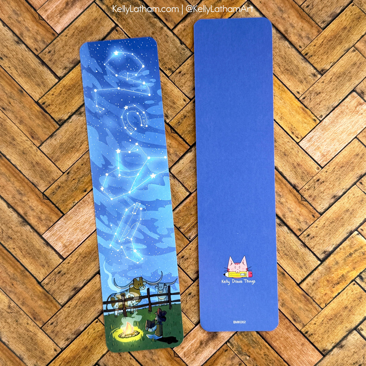 Cowboy Constellations Bookmark | Western Night Sky Book Lover Gift