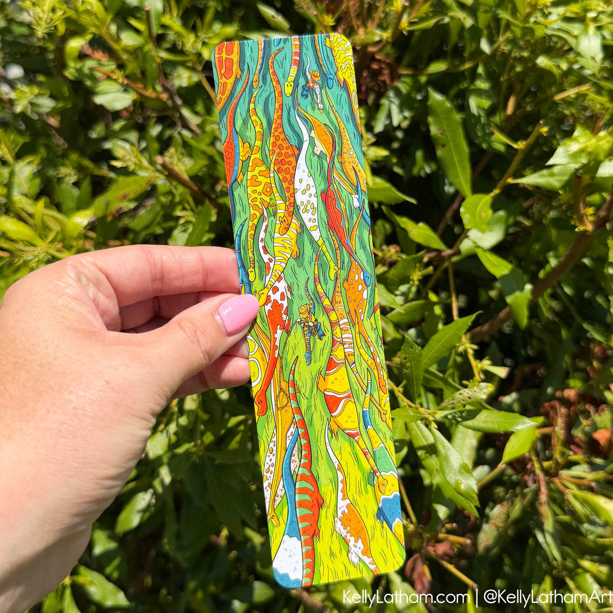 Dino Herd Cowboy Bookmark | Western Dinosaur Book Lover Gift