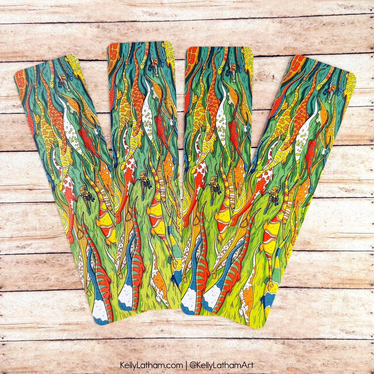 Dino Herd Cowboy Bookmark | Western Dinosaur Book Lover Gift
