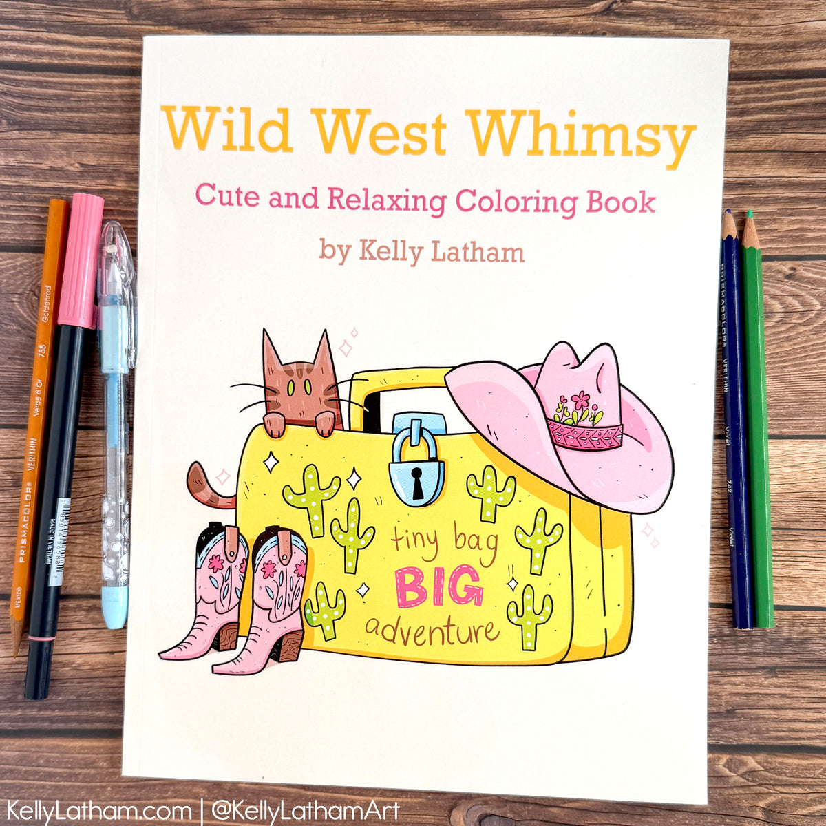 Wild West Whimsy Coloring Book | Cute Western Coloring Book