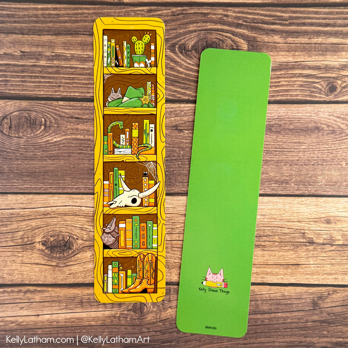 Western Bookshelf Bookmark | Cowboy Book Lover Gift